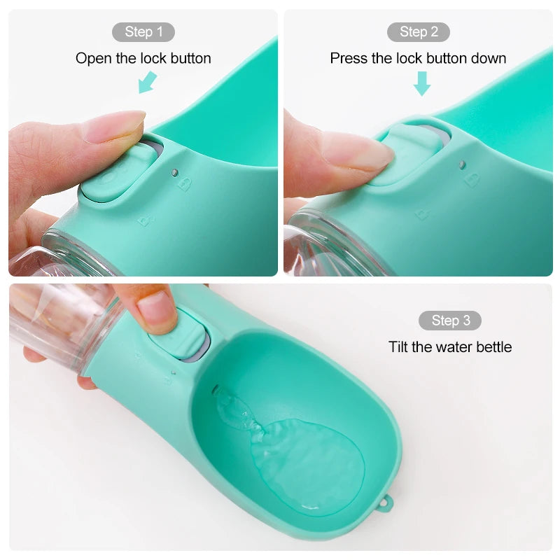 AGUA PAWS™ - Intelligent Portable Dog Water Bottle